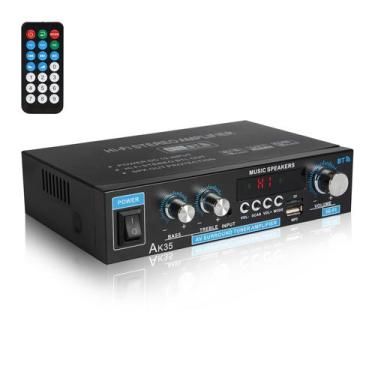 Imagem de Amplificador estéreo FLoveedio AK35 Bluetooth 5.0 100W x2