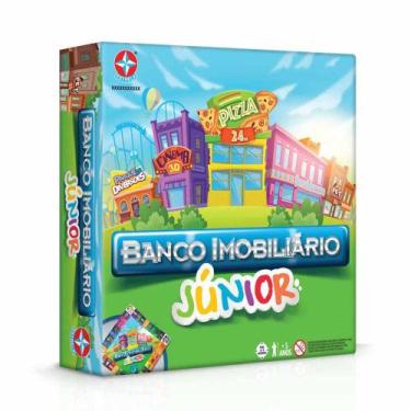 Imagem de Jogo de Tabuleiro - Banco Imobiliário Júnior - Estrela