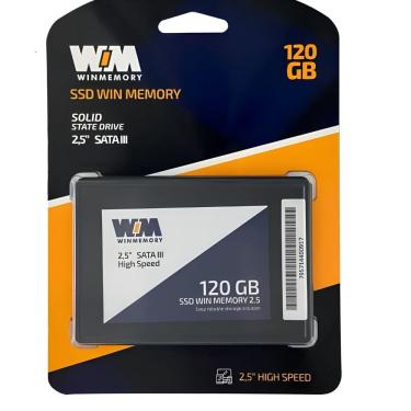 Imagem de SSD 120GB Winmemory Sata 3 2.5  Leitura: 520mb/s  Gravação: 540mb/s