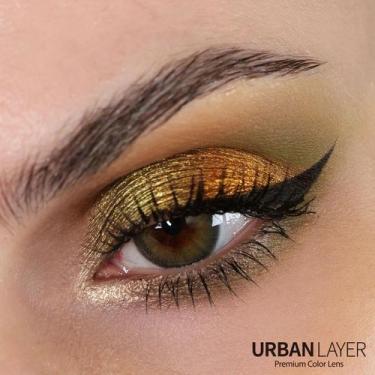 Imagem de Lentes de Contato Urban Layer Olivia Green - COM E SEM GRAU, -0.75