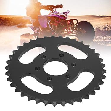 Imagem de 01 Roda dentada 428, roda dentada traseira de aço carbono, fácil de instalar, adequada para quadriciclos e Karting