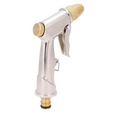 Imagem de Bocal de mangueira de jardim, bocal de água de pressão de lavagem de carro, pistola de água de limpeza ajustável e pulverizador de alta pressão para regar plantas, lavar carros, tomar banho de cães,