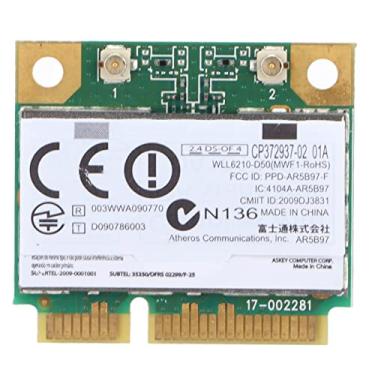 Imagem de Mini adaptador sem fio PCIe, 2,4G PC sem fio PCIe Card Wi-Fi 802.11 B / G / N PCI Express Mini placa de rede para WIN98, para ME, para NT, para 2000, para Vista, para