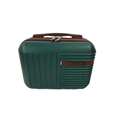 Imagem de Frasqueira Mão Bordo Bolsa Maleta Necessaire Viagem Maquiagem M (Verde)