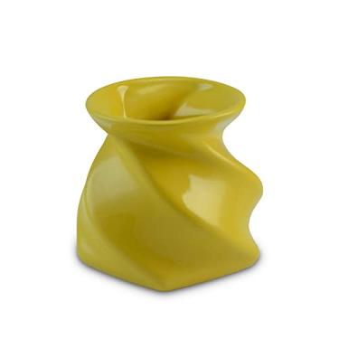 Imagem de Ceraflame Vaso de Cerâmica Camelia 11cm Amarelo - Decor