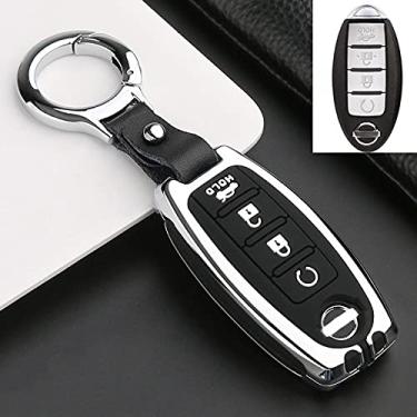 Imagem de CSHU Porta-chaves do carro capa porta-chaves porta-chaves porta-chaves, adequado para Nissan X-Trail T32 Murano Qashqai Versa Tidda Cubo Infiniti EX FX G25 FX35 EX, 12
