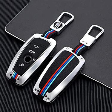 Imagem de CSHU Car Key Case Cover Keychain Ring Key Bag, Fit For BMW 3 4 5 320i 530i 550i F20 F21 F30 F31 F25 F01 F02,7