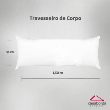 Imagem de Travesseiro De Corpo 1,30X0,38M Com Refil - Borboleta - Casaborda Enxo