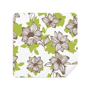 Imagem de Óculos de limpeza de tela marrom claro para plantas com pintura de plantas em camurça pacote com 2