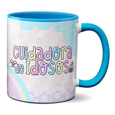 Imagem de Caneca Cuidadora De Idosos Profissão Por Amor Presente (Azul)