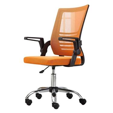 Imagem de cadeira de escritório cadeira ergonômica cadeira giratória cadeira de escritório cadeira de computador home office reclinável cadeira de jogo cadeira de trabalho (cor: laranja) needed