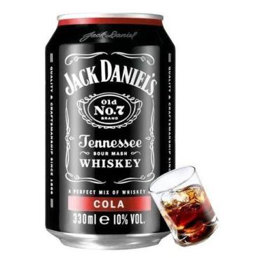 Imagem de Jack Daniels Lata 330ml Whisky Drink Com Cola Original - Jack Daniel's