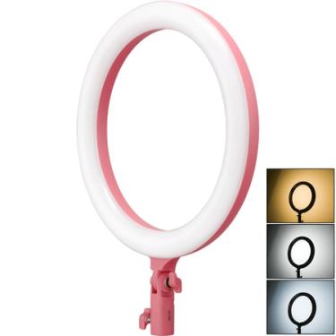 Imagem de Iluminador Circular LED Godox LR120 12" / 30cm Ring-Light 10W Bi-Color (Rosa)