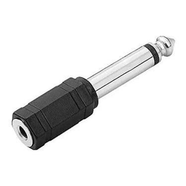 Imagem de Adaptador P10 MONO P/Jack J2 Stereo Preto - 1063