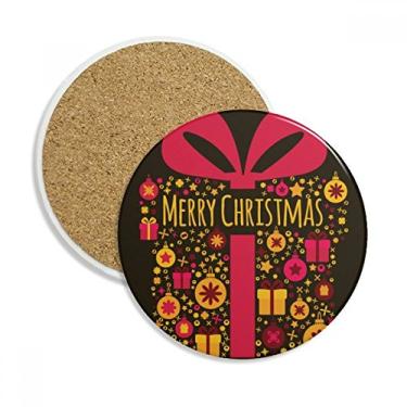 Imagem de Caneca preta de para porta-copos com proteção de mesa, pedra absorvente