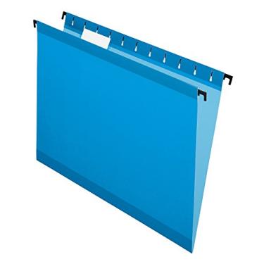Imagem de Pendaflex Pasta suspensa reforçada SureHook, tamanho carta, azul, 20 por caixa (6152 1/5 BLU)