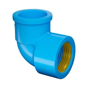 Imagem de Kit Joelho 90 Sold Bch Latão 20X1/2 Fortlev - 7 Unidades