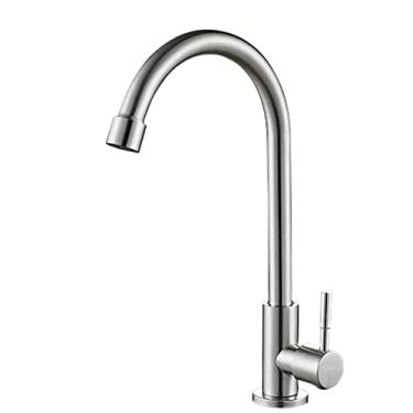 Imagem de Torneiras de níquel escovado retrátil Pia Torneira de água montada no convés Torneiras misturadoras pretas cromadas, tipo 1, latão