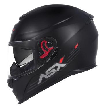 Imagem de Capacete Masculino Feminino Asx Eagle Sv Preto Fosco Oculos