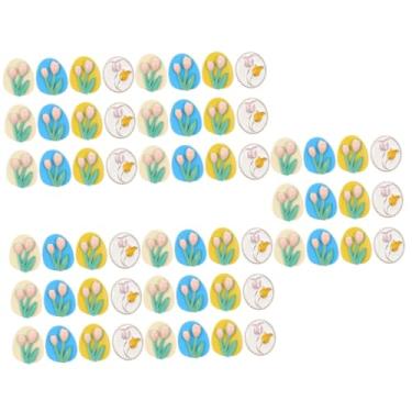 Imagem de Operitacx 60 Peças botões vintage decoração suéteres camisa Retrô roupas moda chapéus desenhos animados para assistir fashion projetos jumper as flores tulipa Estrangeiro de Zinco
