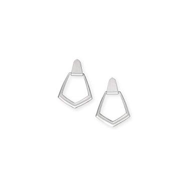 Imagem de Kendra Scott Brincos de argola femininos Paxton, joias modernas, One Size, Latão latão Metal não precioso