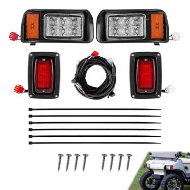 Imagem de Kit de luzes de LED Club Car DS Farol e conjunto de luzes traseiras para carrinho de golfe 1993-up Estilo de fábrica 101988002 101988001
