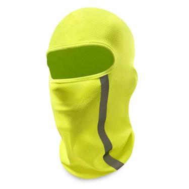 Imagem de Balaclava de verão com proteção solar UV Máscara facial completa para homens e mulheres com faixa reflexiva e resfriamento respirável