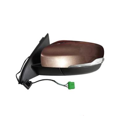 Imagem de Conjunto de espelho lateral do motorista adequado para Volvo XC60 2013-2018 Retrovisores de porta lateral Espelho retrovisor de substituição acessórios de espelho retrovisor (8 fios)