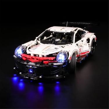 Imagem de MENZAVA LED Light Set Compatible with 42096 Porsche 911 RSR Technic Building Blocks Model - Model Set NOT Included