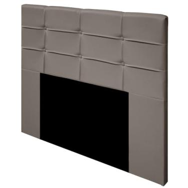 Imagem de Cabeceira Cama Box Casal Queen 160cm D10 Esmeralda Suede Bege - Mpozenato