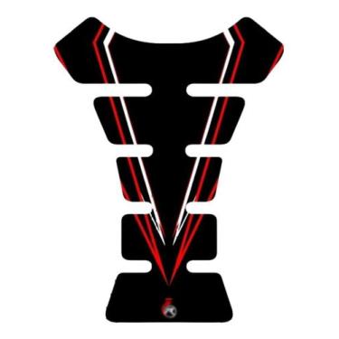 Imagem de Protetor De Tanque Preto Vermelho Neutro Honda Cg Titan - Resitank