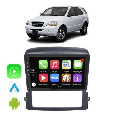 Imagem de Kit Central Multimidia Android Auto Sorento 2007 2008 2009 Bluetooth A