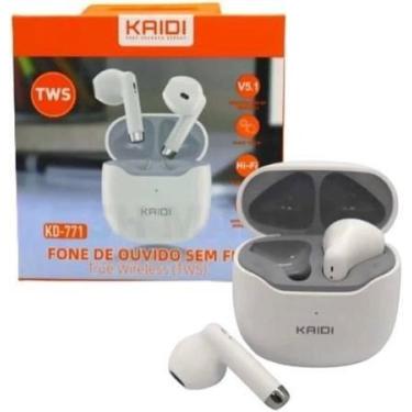 Imagem de Fone Bluetooth (Sem Fio) Kaidi tws Smart Touch V5.1 Kd-771