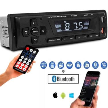Imagem de Rádio Automotivo MP3 FM USB Bluetooth - FirstOption