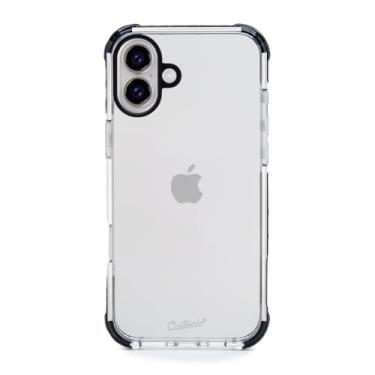 Imagem de Customic Capinha Case Capa para Celular iPhone 16 Plus (6.7”), Impactor Ultra Anti Impacto Proteção Militar 3 metros contra quedas, Antiamarelamento, Transparente, Preto