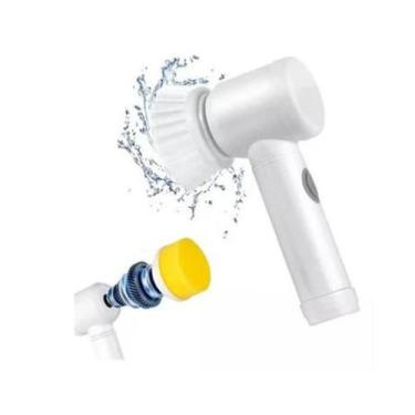 Imagem de Escova Elétrica 5-em-1 Para Limpeza Doméstica Magic brush - Gn