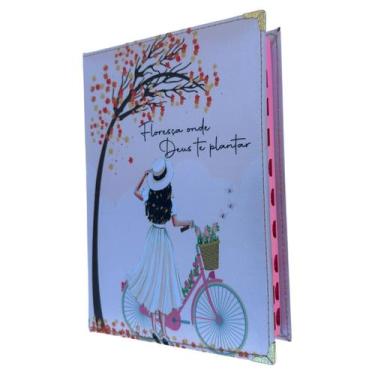 Imagem de Bíblia NTLH Garota primavera com índice digital  capa dura acolchoada 