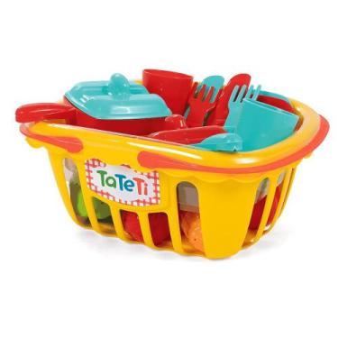 Imagem de Brinquedo Cestinha Kit Gourmet Tateti