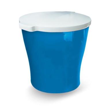 Imagem de Canister Redondo Furacao Pet 15Kg Azul - Furacão Pet