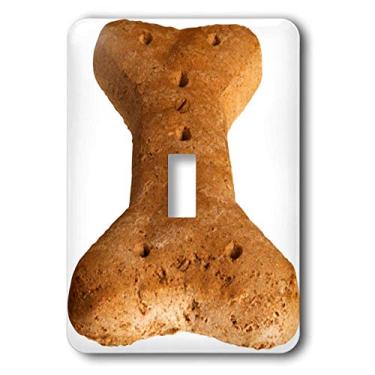 Imagem de 3dRose Lsp_33208_1 Interruptor de osso de cachorro grande, multicolorido