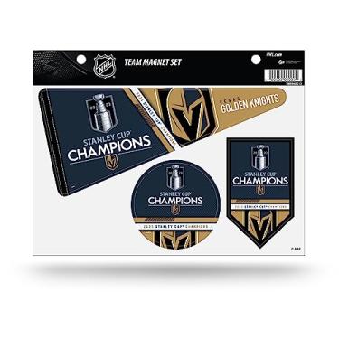 Imagem de Rico Industries Conjunto de ímãs do time NHL Hockey Vegas Golden Knights 2023 Stanley Cup Champions 21,5 cm x 28 cm - Decoração de casa - Regrigerator, escritório, cozinha