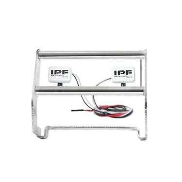 Imagem de Metal Front Bumper with LED Lights for TRX4 Blazer Bronco 1/10th RC Crawler Car Accessories (Silver for Bronco)