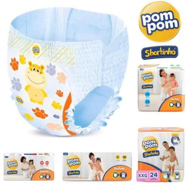 Imagem de Fralda Descartável Pom Pom Shortinho Pants - PomPom, XXG
