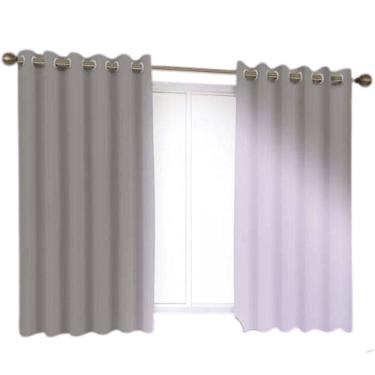 Imagem de Cortina Quarto Sala Ambientes Ilhós Reforçado Black Out