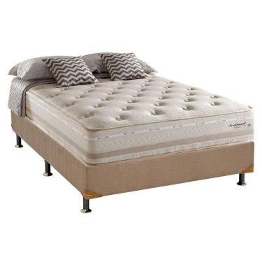 Imagem de Conjunto Box + Colchão Herval Scotland 138x188x73