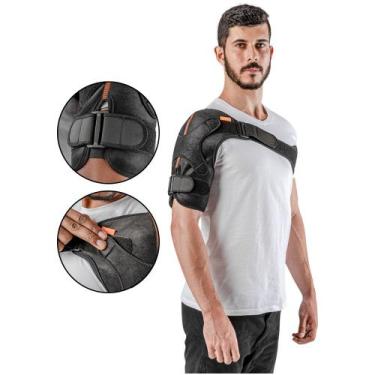 Imagem de Estabilizador Suporte De Ombro Ombreira Bilateral Neoprene - Hidroligh