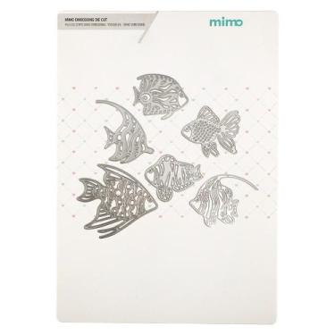 Imagem de Faca de Corte Mimo Embossing - Peixes - 6 Pç