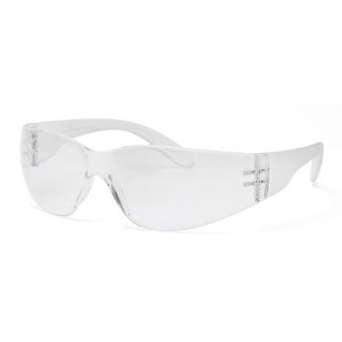 Imagem de Oculos De Proteção Incolor Summer Anti Risco Trabalho Obra Tiro Com Ca