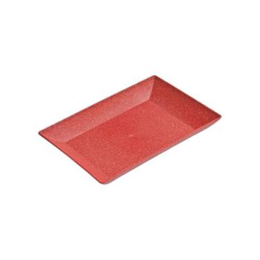 Imagem de Petisqueira travessa Retangular servir 32cm Vermelho - Evo