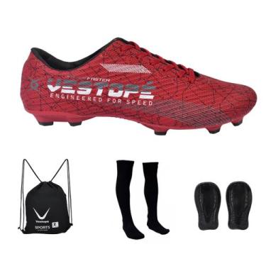 Imagem de Chuteira Campo Futebol Costurada Vestope Faster Kit Bmc A4 - Vestopé, 